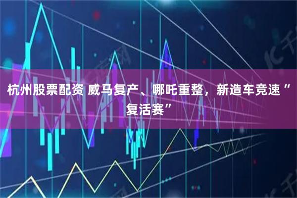 杭州股票配资 威马复产、哪吒重整，新造车竞速“复活赛”